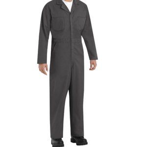 Red Kap Mens Twill Action Back Coverall sz 38
